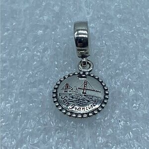 Pandora,”San Francisco Bridge  Dangle Travel Destination Charm Pendant P95-9